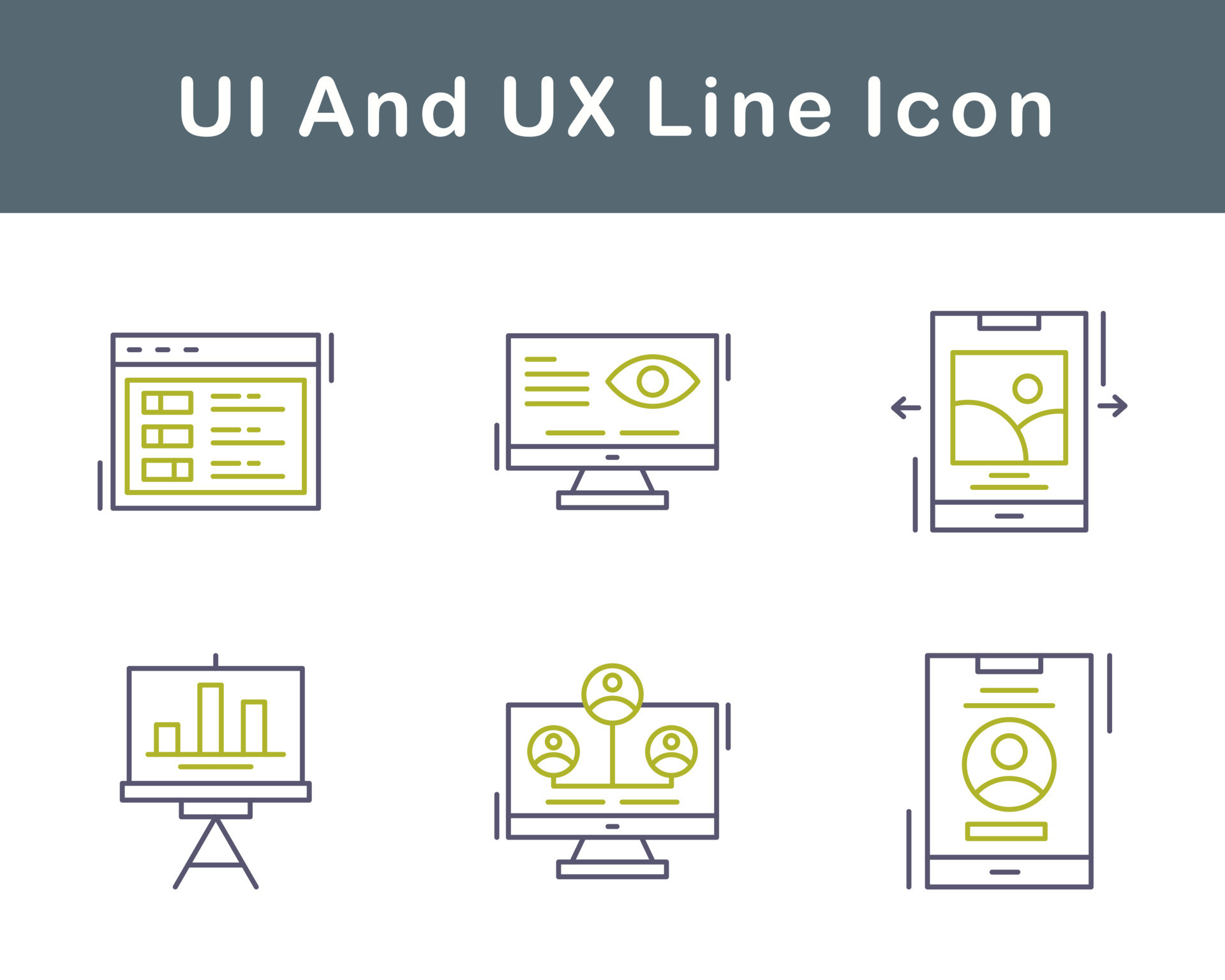 UI And UX Vector Icon Set 20708598 Vector Art at Vecteezy