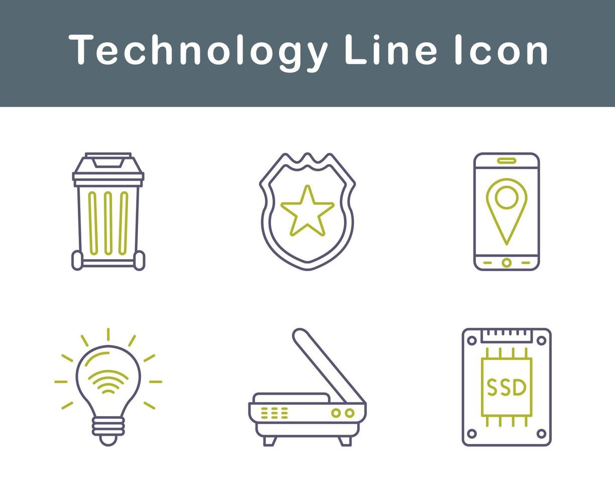 Technology Vector Icon Set