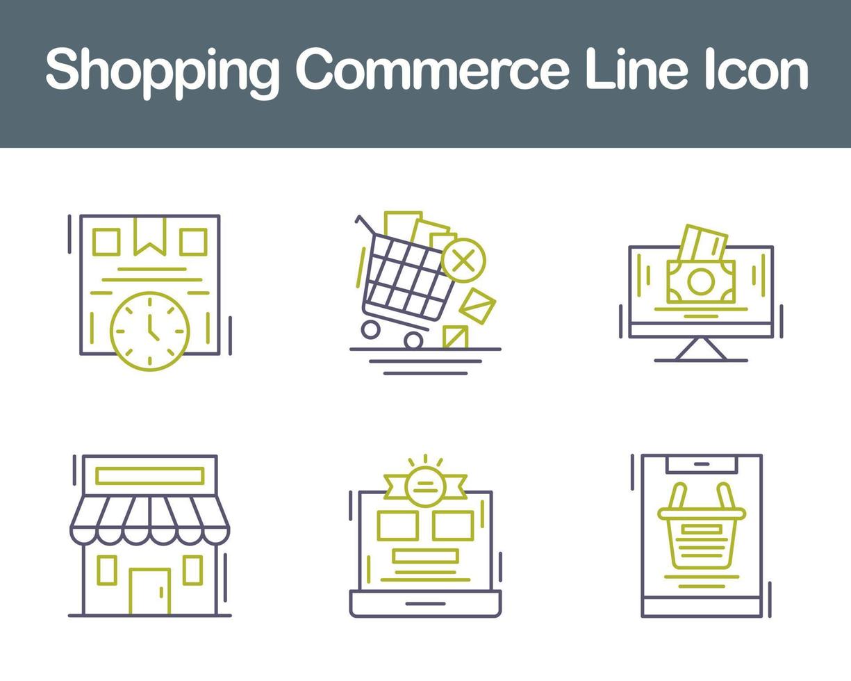 Shopping Commerce Vector Icon Set