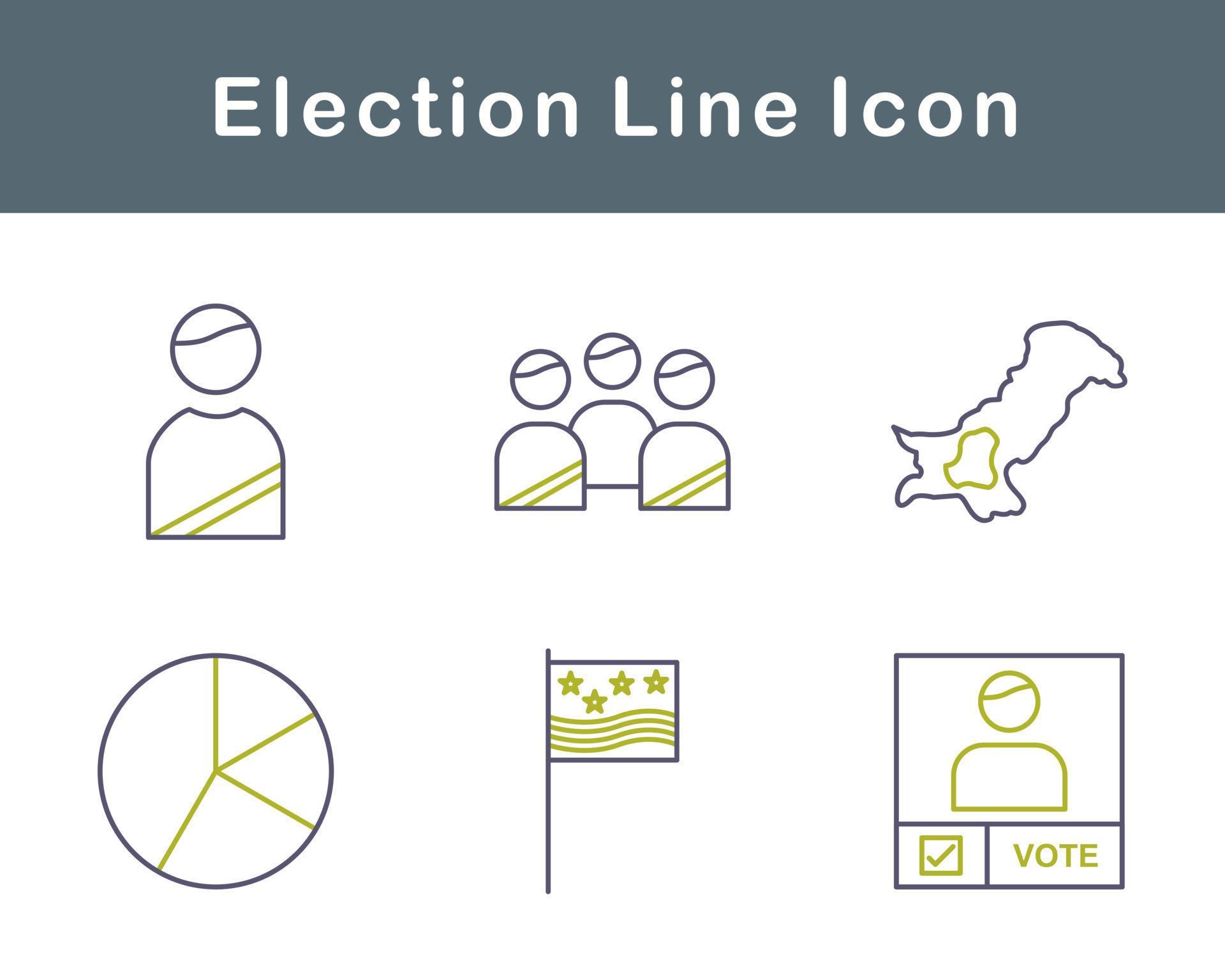 Election Vector Icon Set 20708649 Vector Art at Vecteezy