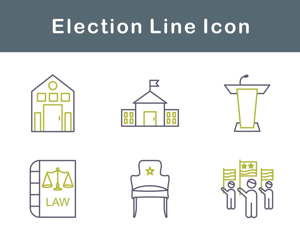 Election Vector Icon Set