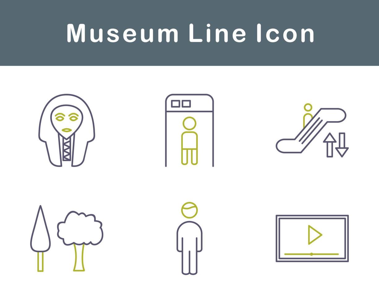 Museum Vector Icon Set