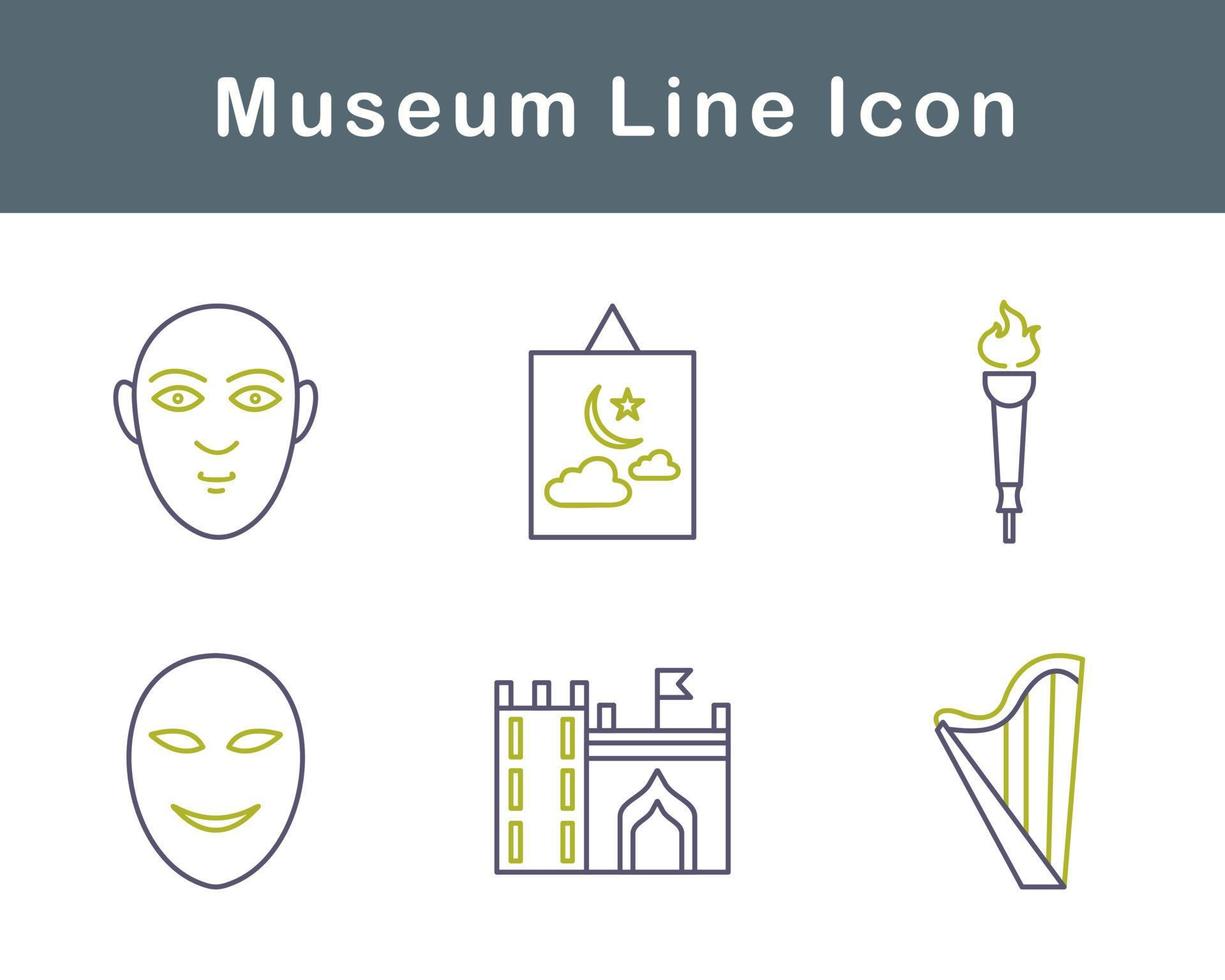 Museum Vector Icon Set