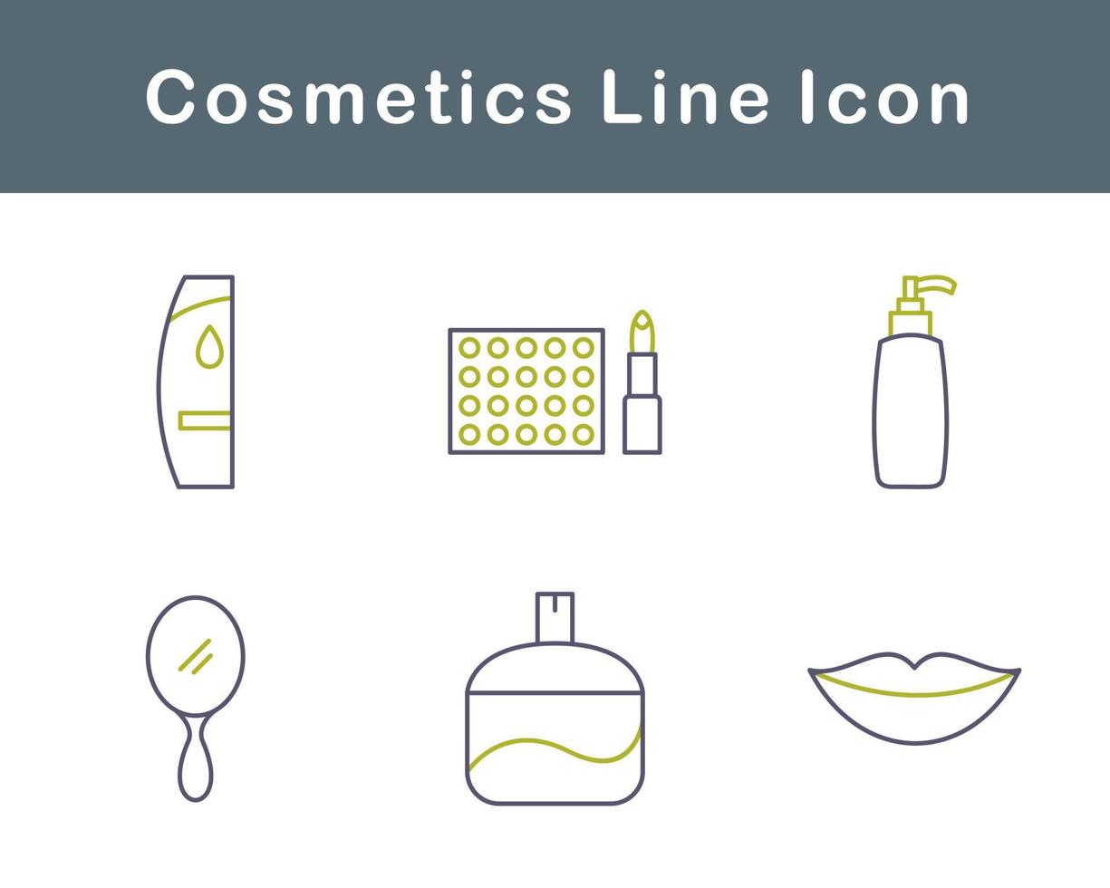 Cosmetics Vector Icon Set