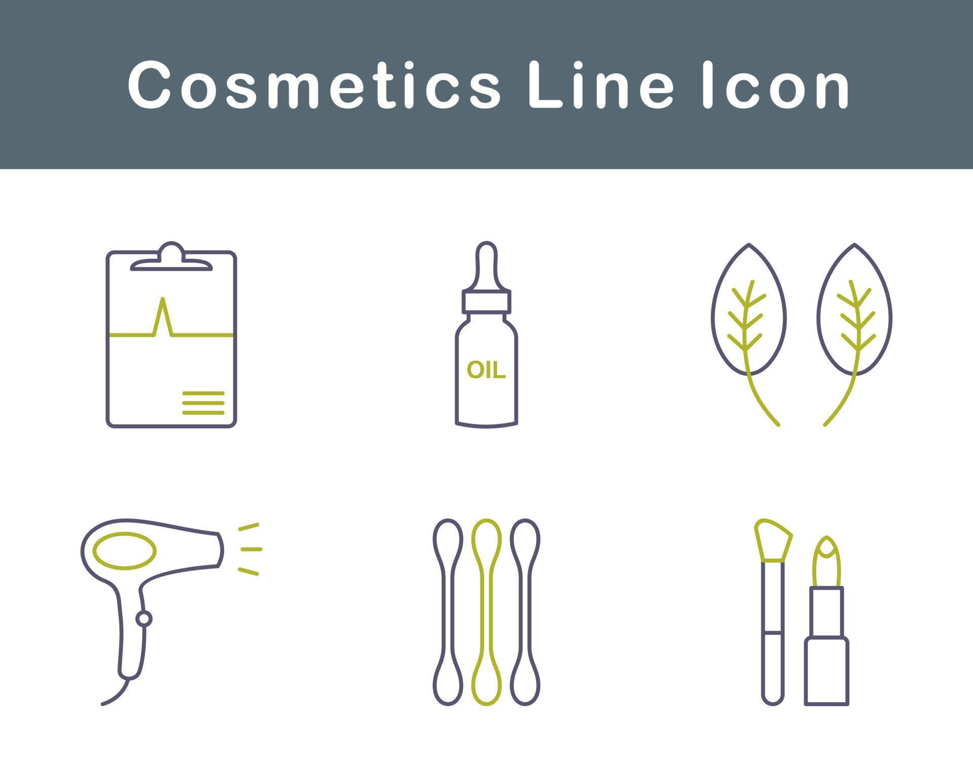 Cosmetics Vector Icon Set 20708766 Vector Art at Vecteezy