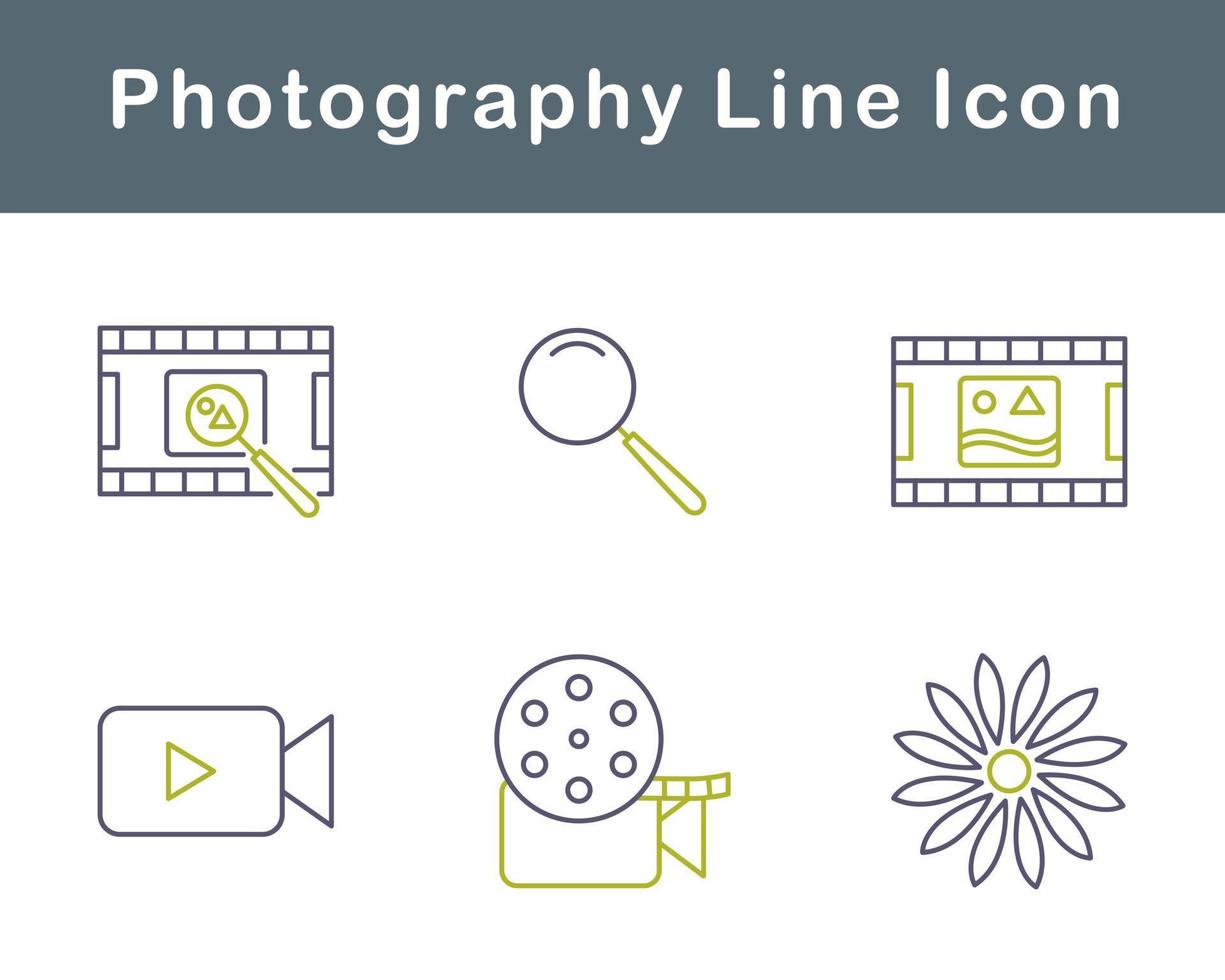 Photography Vector Icon Set