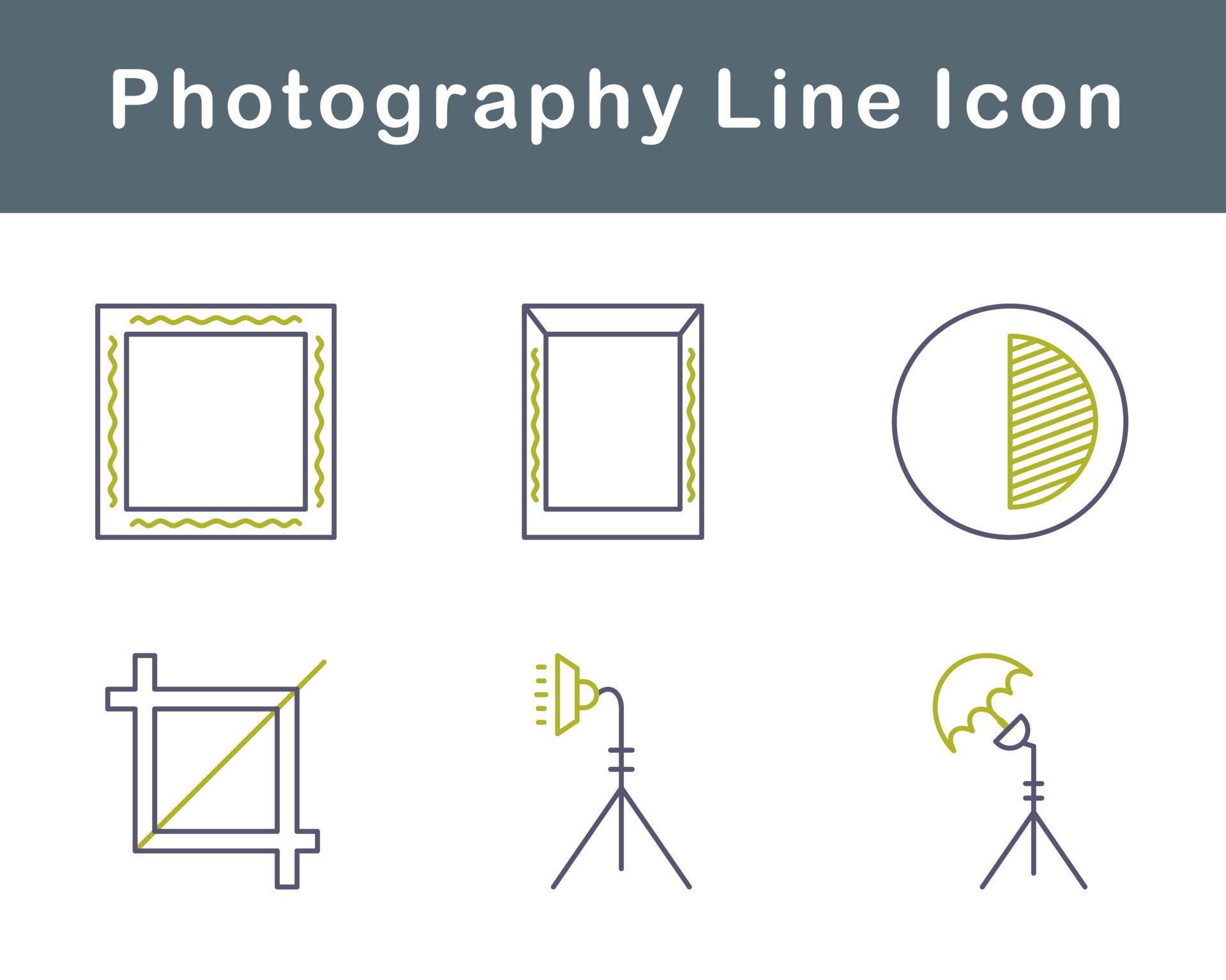Photography Vector Icon Set 20708813 Vector Art at Vecteezy