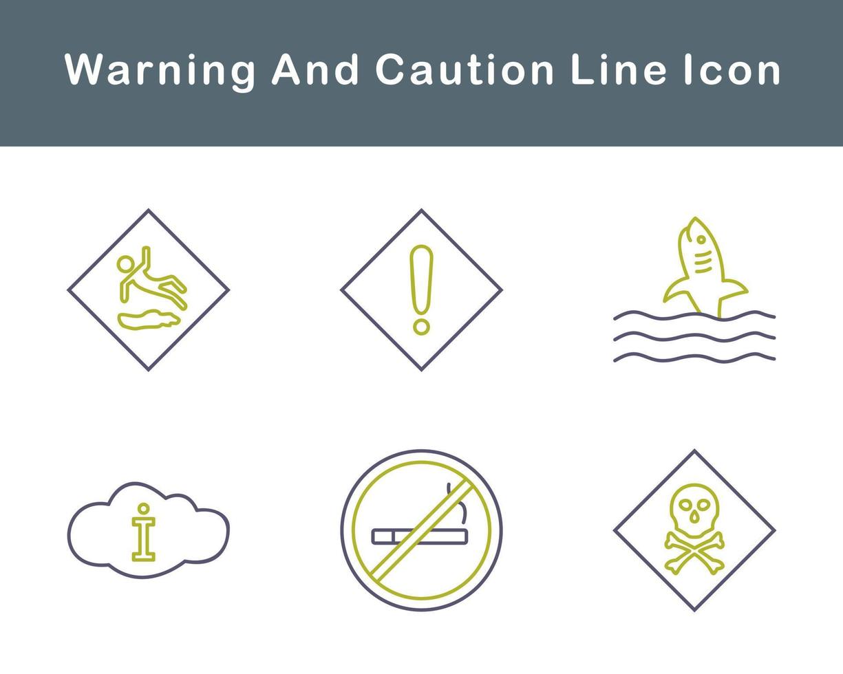 Warning And Caution Vector Icon Set