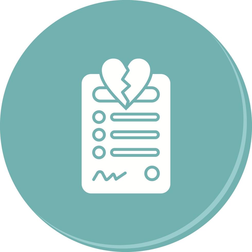 Divorce Vector Icon