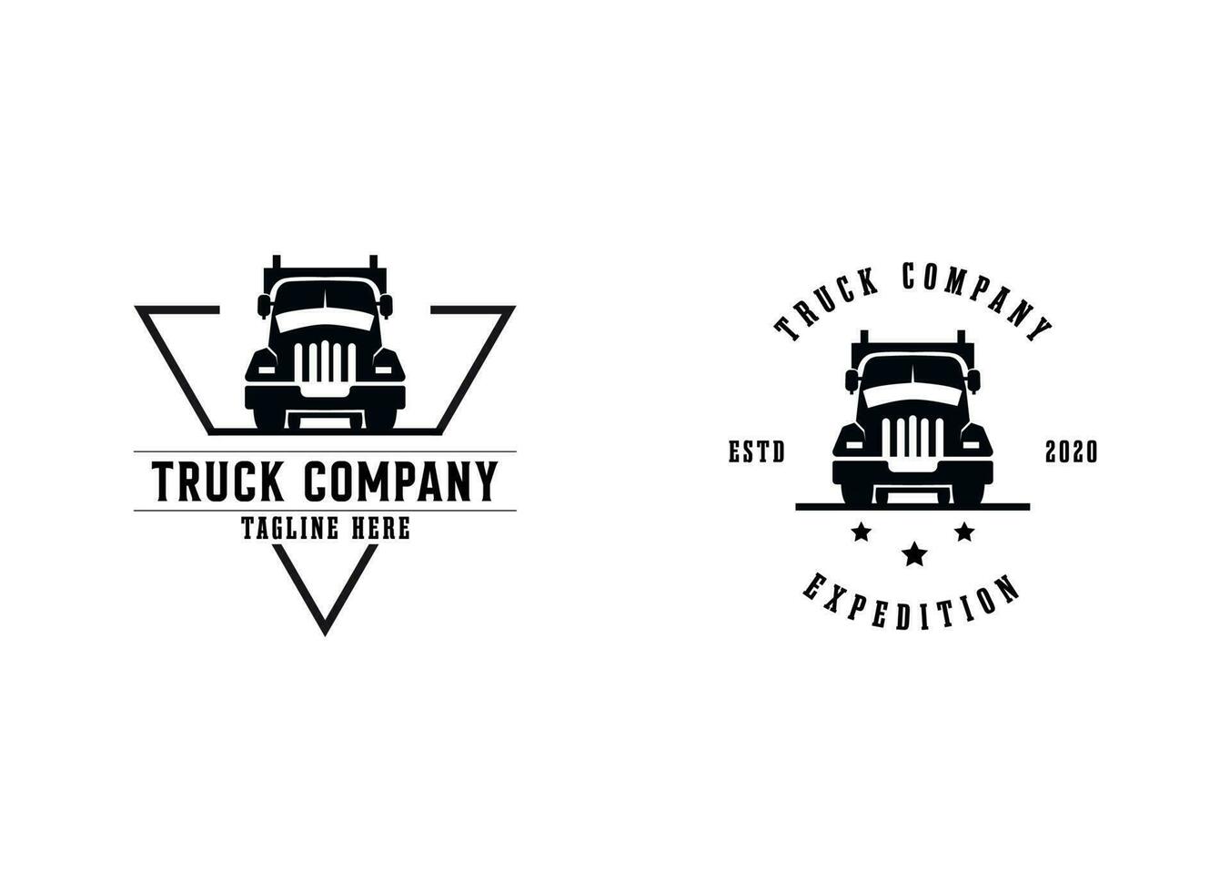 truck vector logo illustration,good for mascot,delivery,or logistic,logo industry.