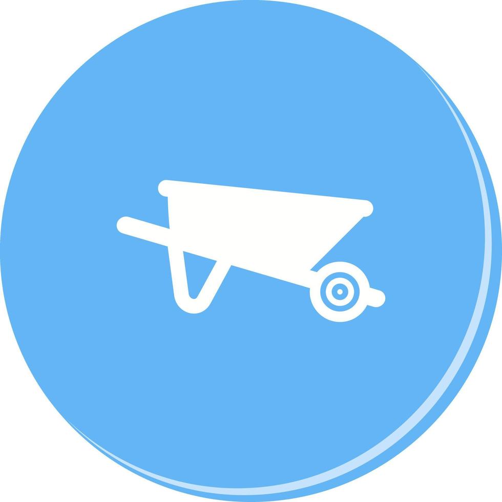 Wheelbarrow Vector Icon