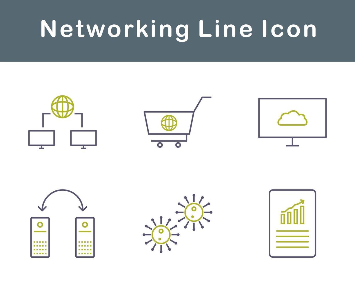Networking Vector Icon Set