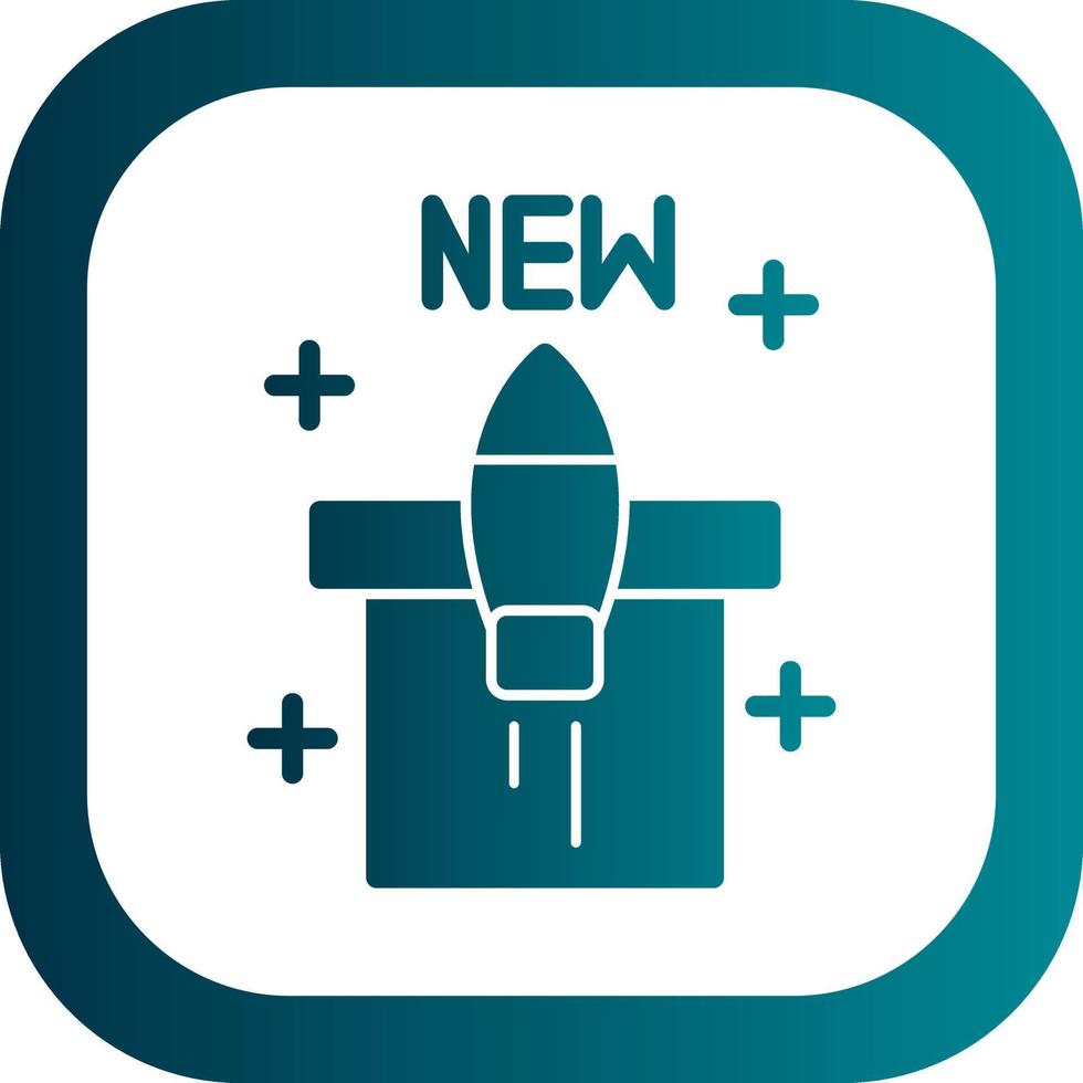 New Product Launch Vector Icon Design