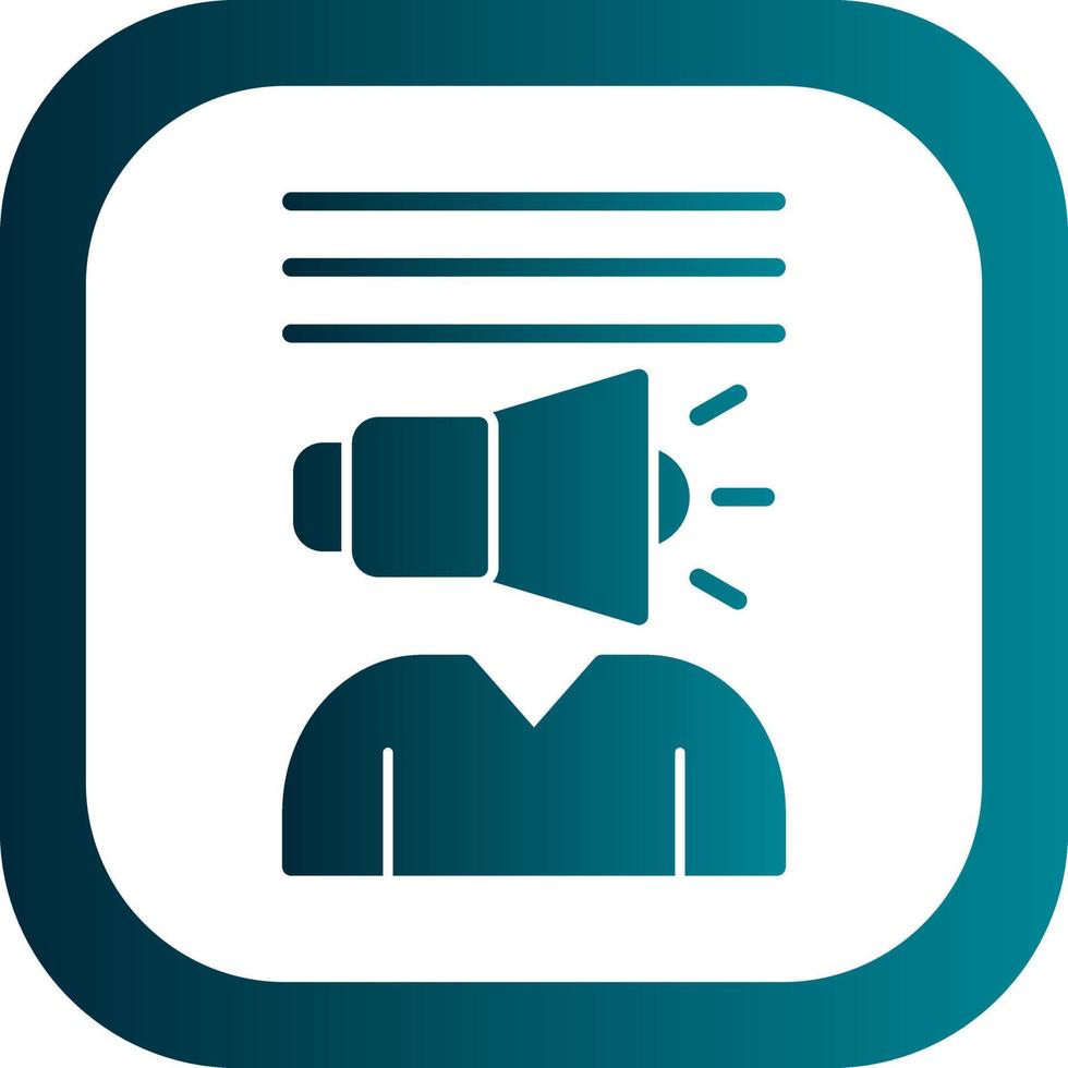Brand Awareness Vector Icon Design
