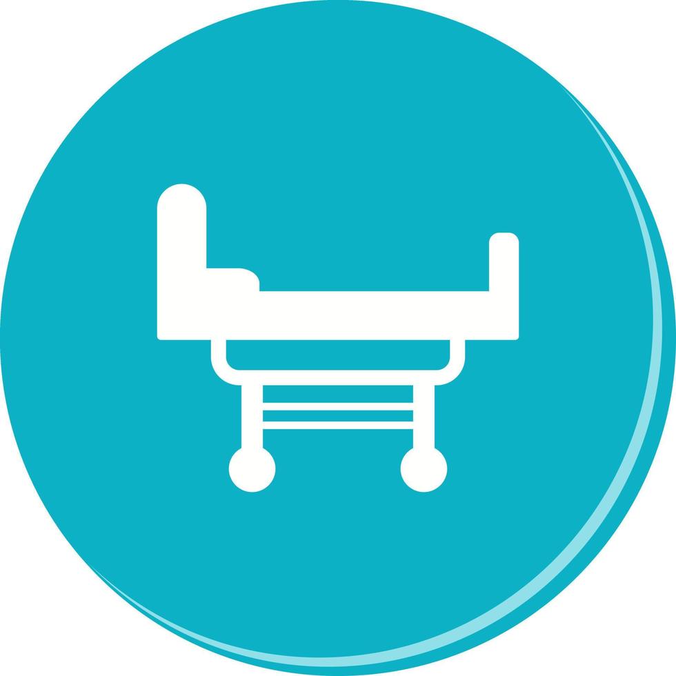 Hospital Bed Vector Icon