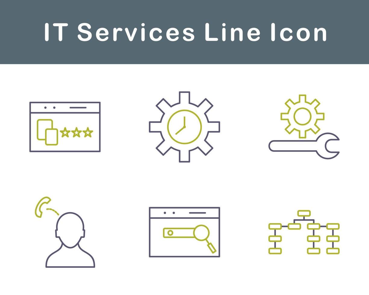 IT Services Vector Icon Set