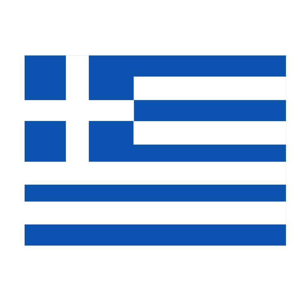 Grecia bandera diseño ilustración, sencillo diseño con elegante concepto vector