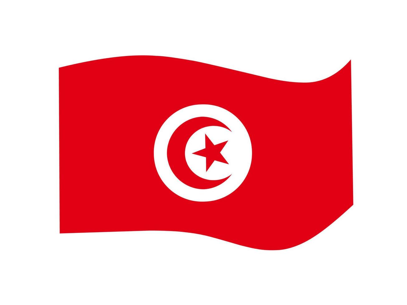 Tunis flag icon, icon flag design with elegant concept, design flag illustration vector