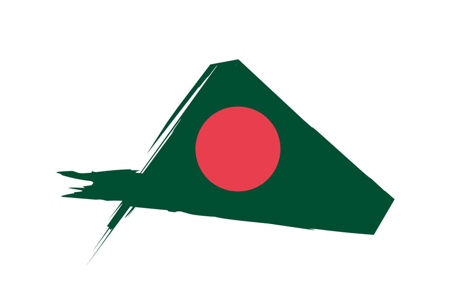 Bangladesh flag design illustration, icon flag design with elegant concept vector