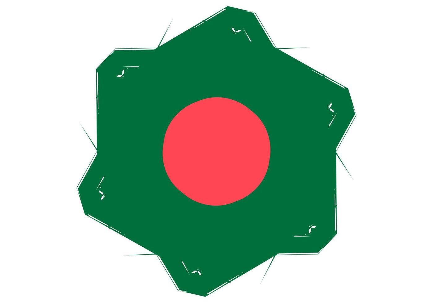 Bangladesh flag design illustration, icon flag design with elegant concept vector