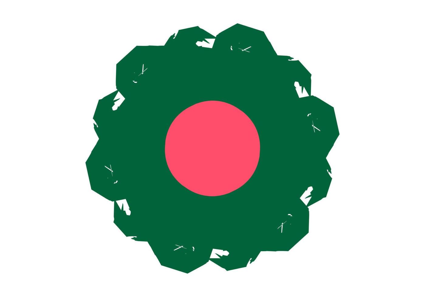Bangladesh flag design illustration, icon flag design with elegant concept vector
