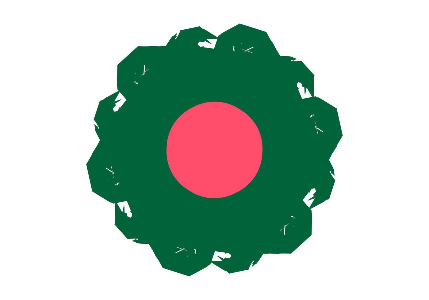 Bangladesh flag design illustration, icon flag design with elegant concept vector