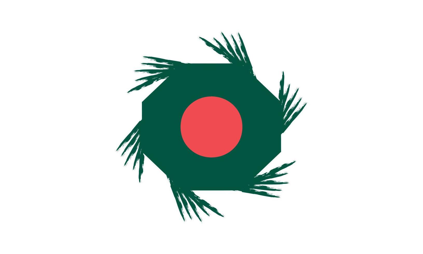 Bangladesh flag design illustration, icon flag design with elegant concept vector
