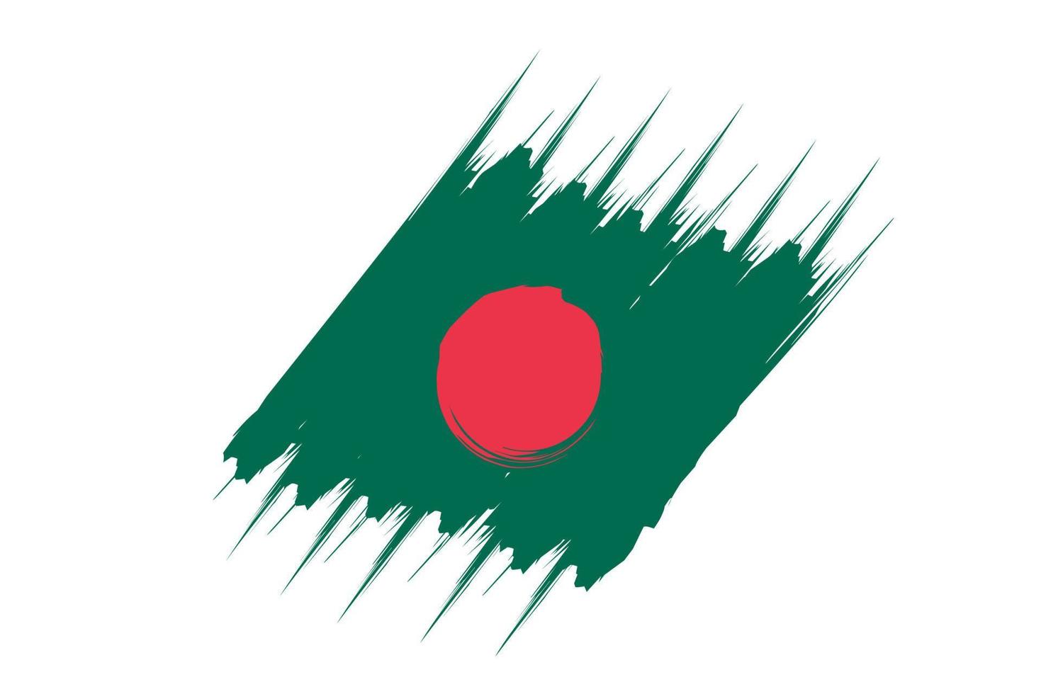 Bangladesh flag design illustration, icon flag design with elegant concept vector