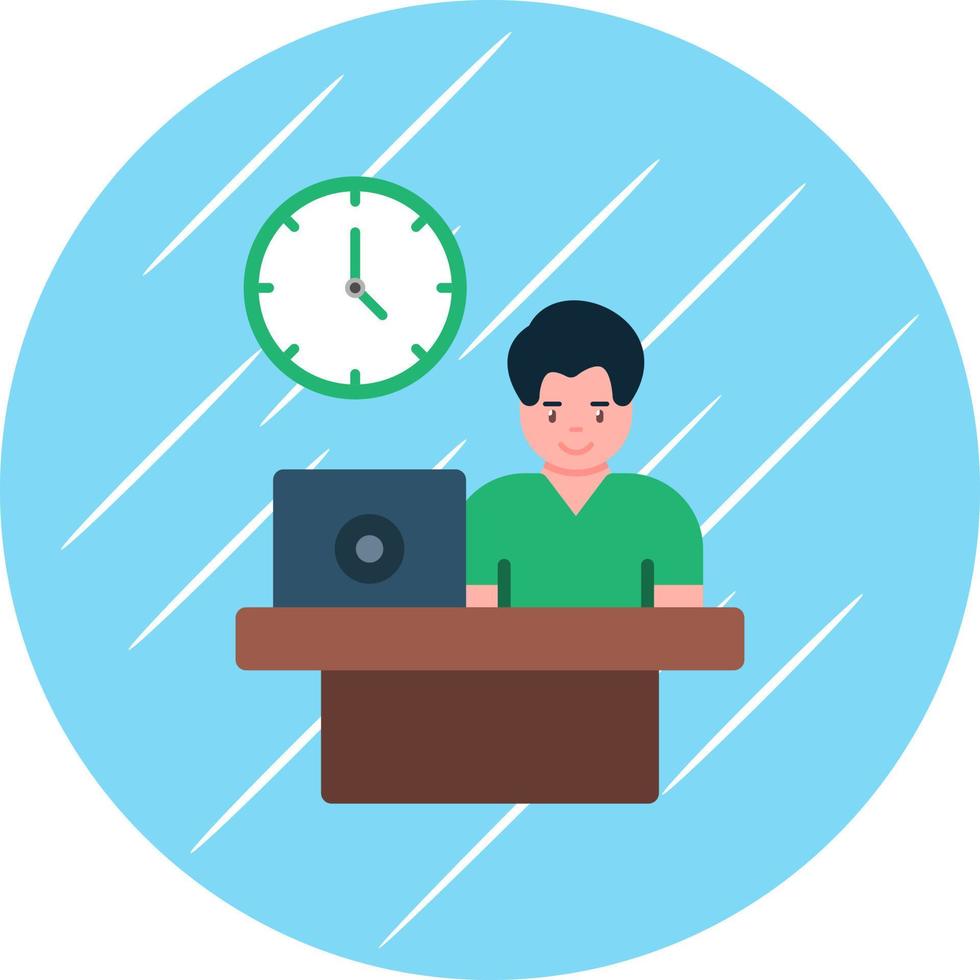 Office Life Vector Icon Design