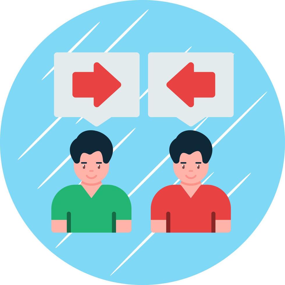Conflict Of Interest Vector Icon Design