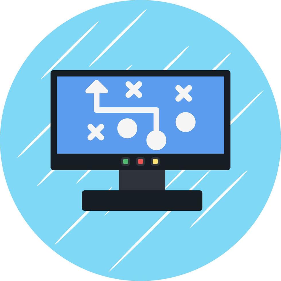 Digital Strategy Vector Icon Design