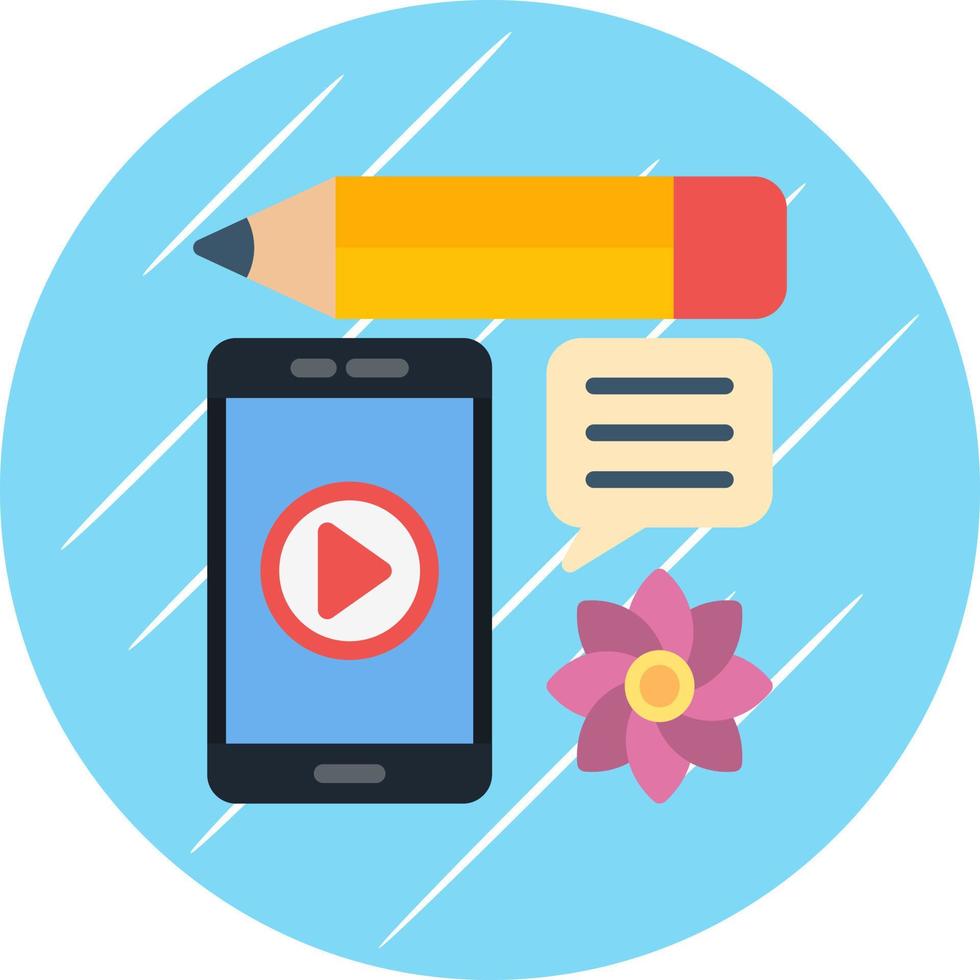 Flatlay Vector Icon Design