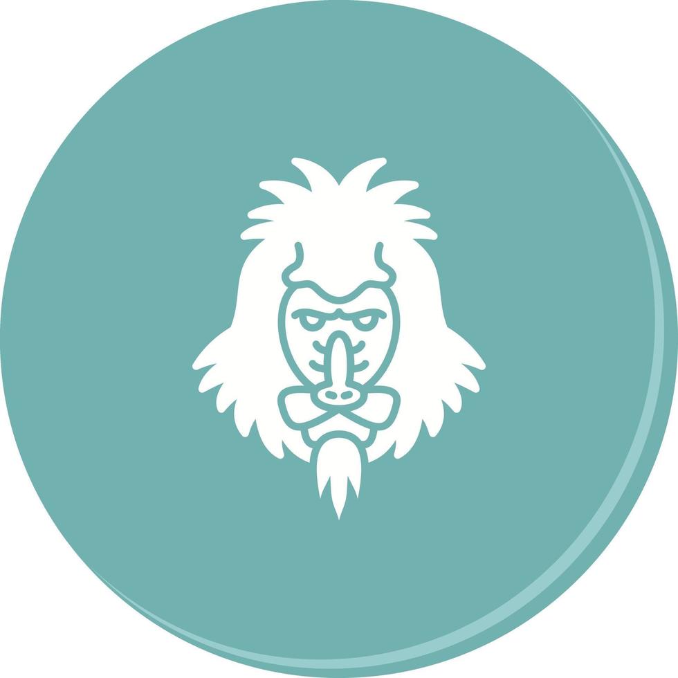 Mandrill Vector Icon