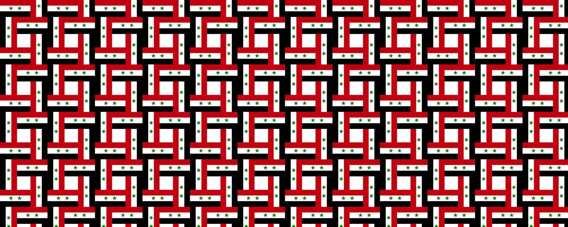 syiria flag pattern vector background