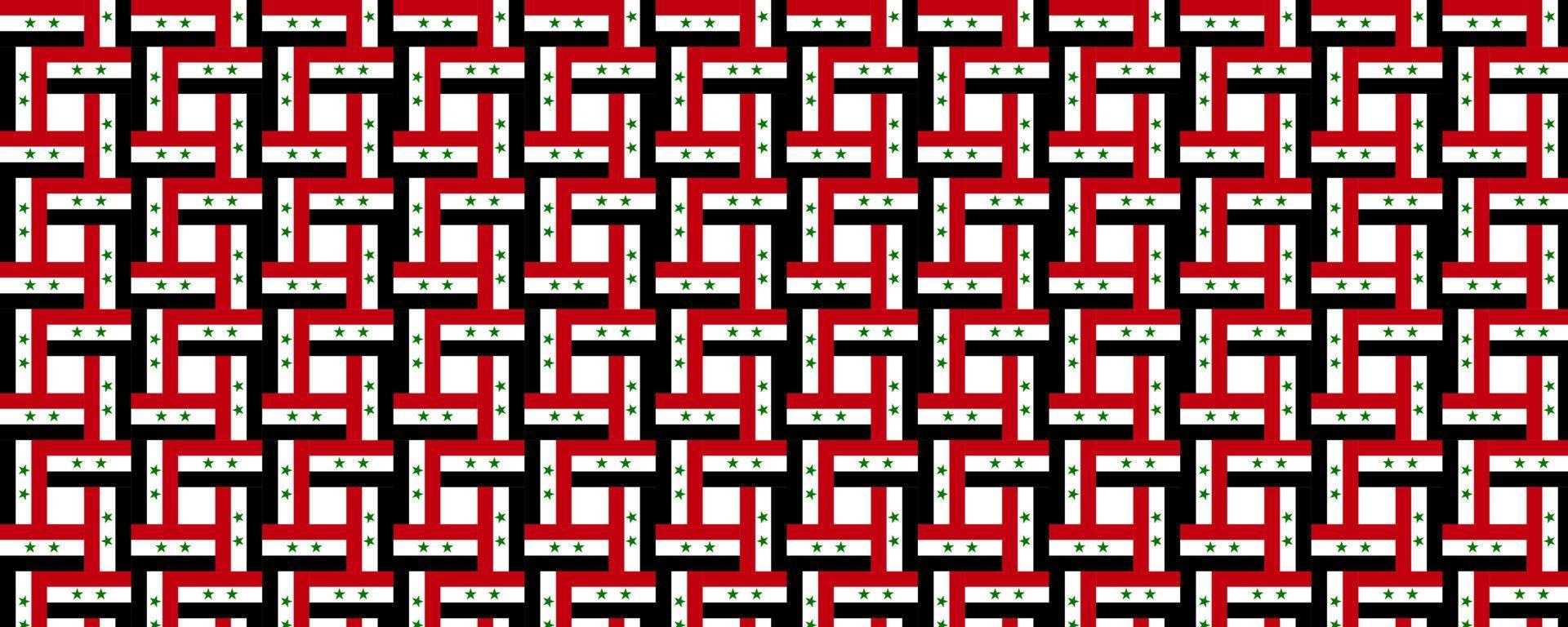 syiria flag pattern vector background