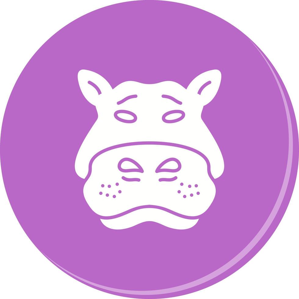 Hippo Vector Icon