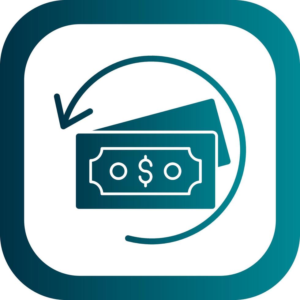 Refund Vector Icon Design