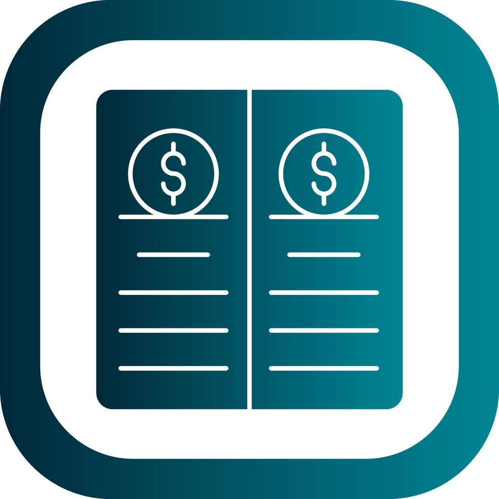 Balance Sheet Vector Icon Design