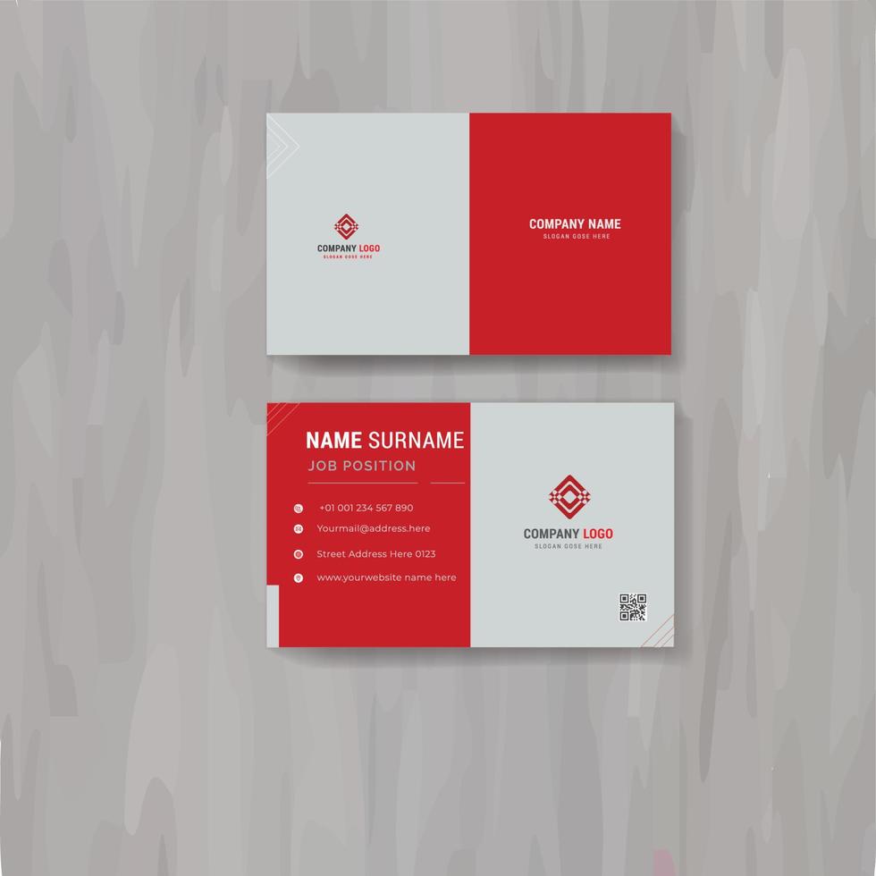 Simple Creative and clean corporate Business Card Layout.corporate business card template layout.Vector illustration.Stationery design vector