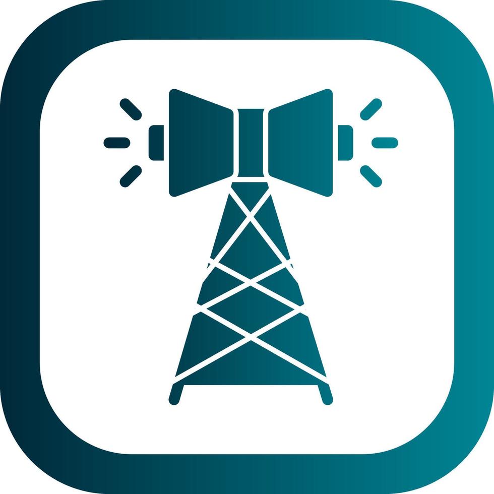 Radio Broadcast Vector Icon Design