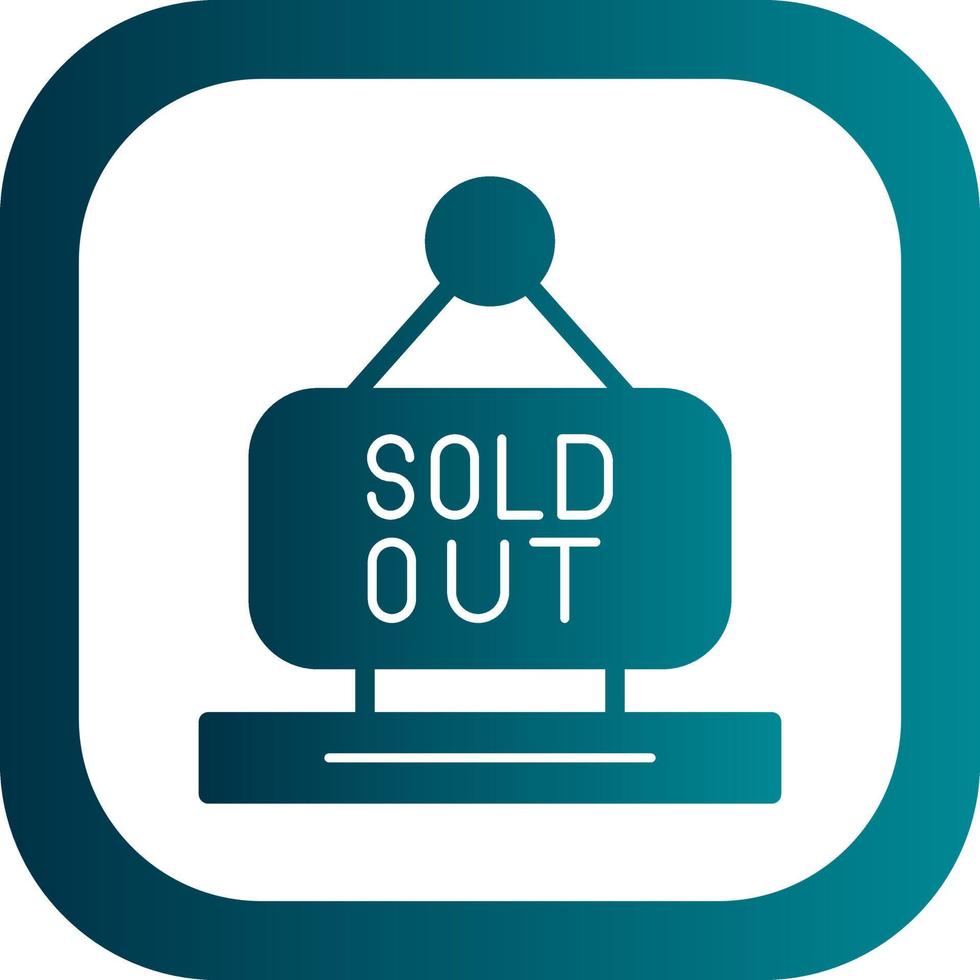 Sold Out Vector Icon Design