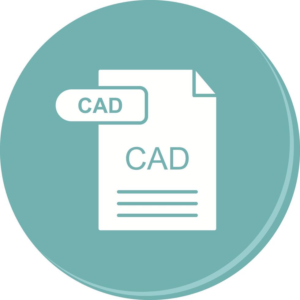 icono de vector de cad