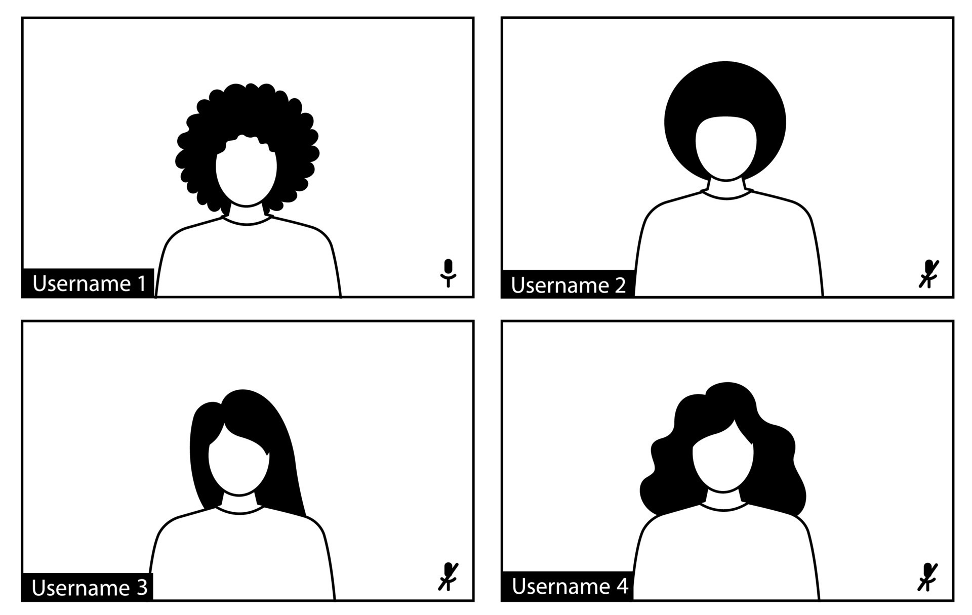 Online webinar. Illustration with people in flat style 20710285 Vector