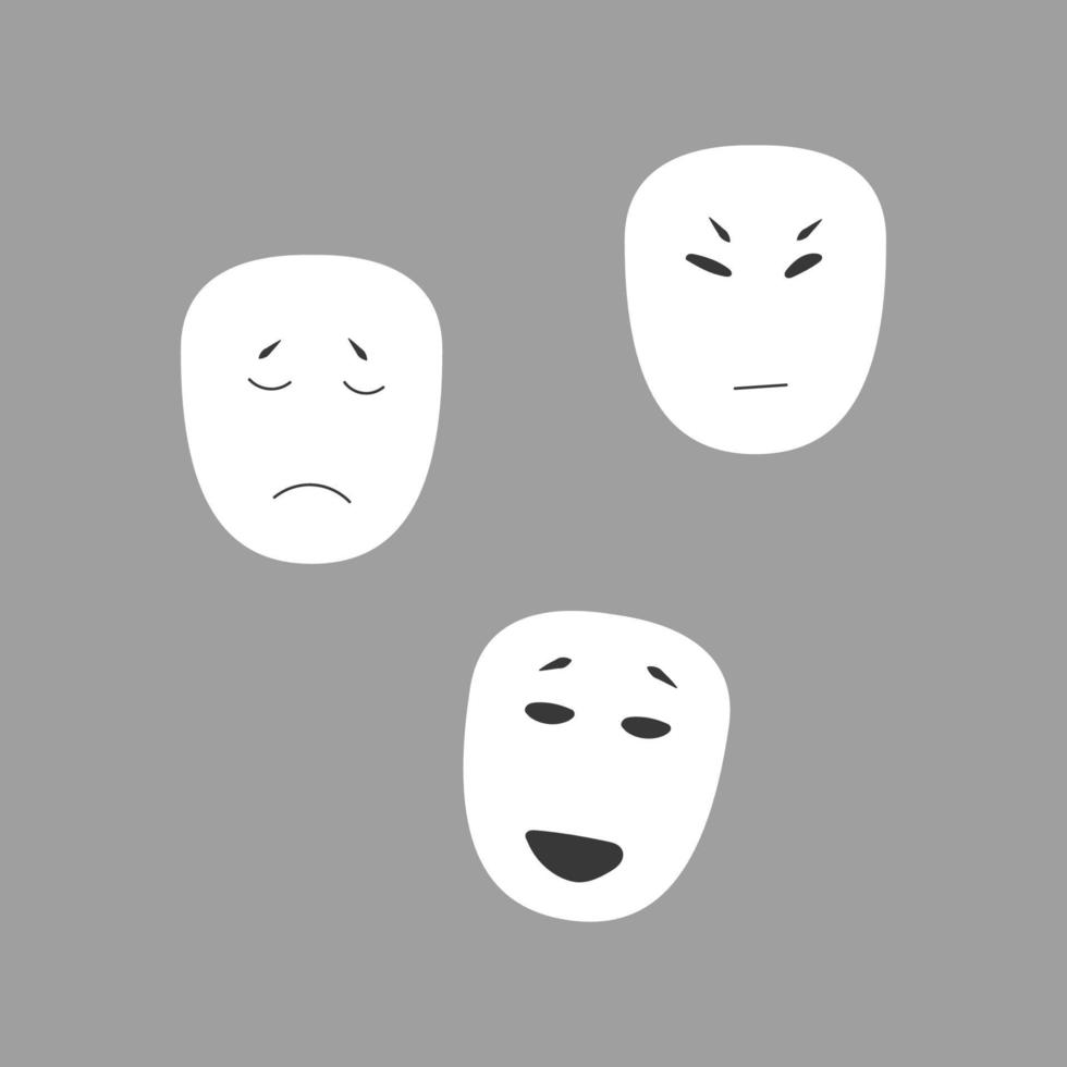 Female character Depression, stress. There is complete confusion in the head vector
