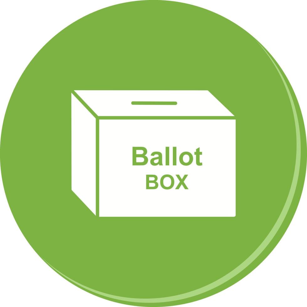 Ballot Box Vector Icon