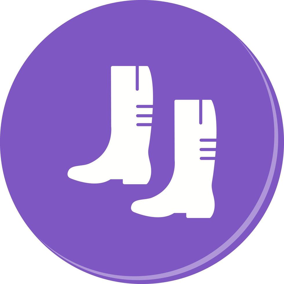 Gardening Boots Vector Icon