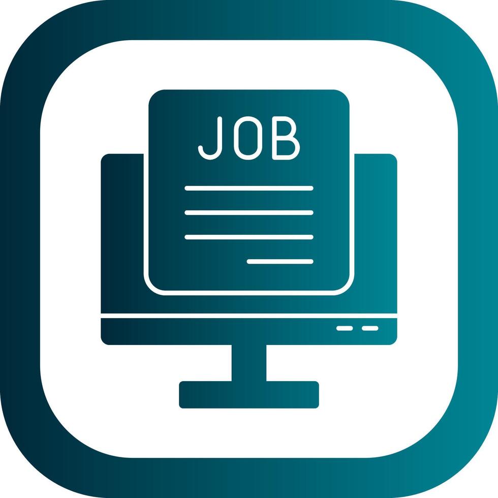Job Vacancy Vector Icon Design