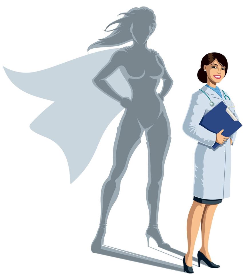 Doctor Superheroine Shadow vector