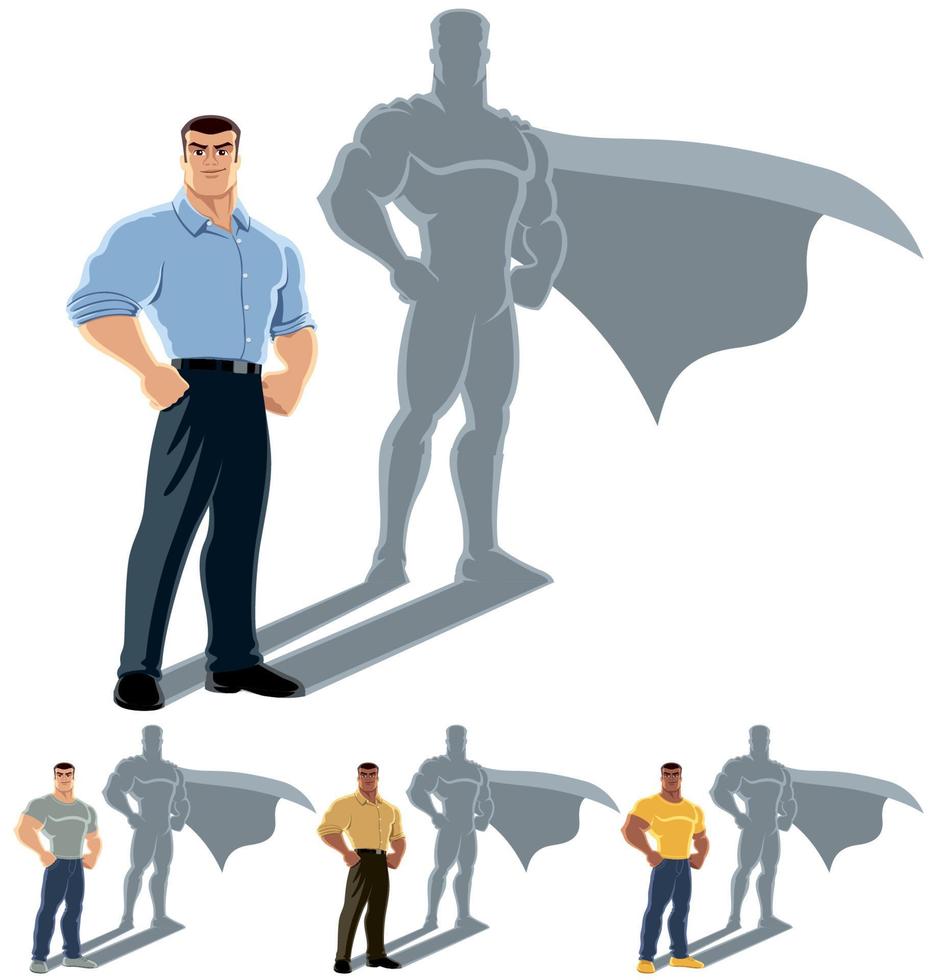 Man Superhero Concept vector