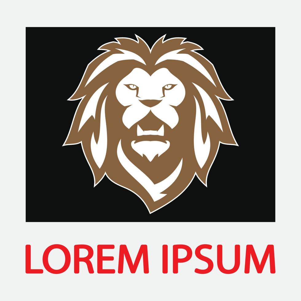 Lion Logo Template vector icon